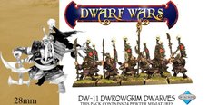 Dwarf Wars - Command – Drowgrim Dwarfs - West Wind Miniatures WWP-DW-211-C
