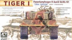 1/48 Pz.Kpfw.VI Ausf.E Tiger I поздняя модификация (AFV Club 48001) сборная модель