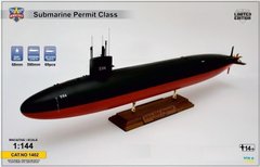 1/144 SSN-594 Permit американская атомная подводная лодка (ModelSvit 1402) сборная модель