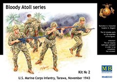 1/35 "Bloody Atoll series. Kit No 2", US Marine Corps Infantry, Tarawa, November 1943. (Master Box 3543)