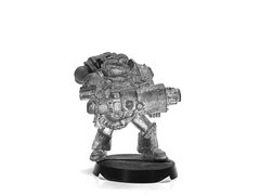 Grey Knight with Psycannon, мініатюра Warhammer 40k (Games Workshop), металева з пластиковими деталями