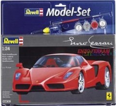 1/24 Автомобиль Ferrari Enzo + клей + краска + кисточка (Revell 67309)