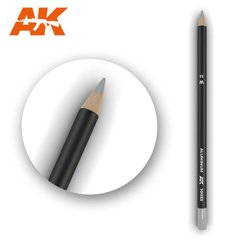 Олівець для везерінгу та ефектів "Алюміній" (AK Interactive AK10033 Weathering pencils ALUMINIUM)