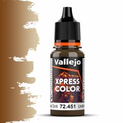 Khaki Drill Xpress Color, 18 мл (Vallejo 72451), акриловая краска для Speedpaint, аналог Citadel Contrast