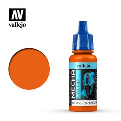 Оранжевый флюоресцентный, серия Mecha Color, 17 мл (Vallejo 69055 Orange Fluorescent), акриловая краска