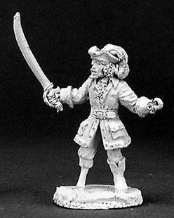 Reaper Miniatures Dark Heaven Legends - Captain Hook, Pirate - RPR-3164