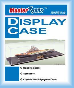 Підставка-бокс 501х149х116 мм із прозорим ковпаком, пластикова (Master Tools 09801 Display Case)