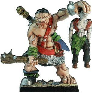 Fenryll Miniatures - Ogre Champion + Accessories - FNRL-FM47