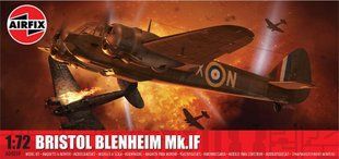 1/72 Bristol Blenheim Mk.IF британский ночной истребитель (Airfix 04059) сборная модель