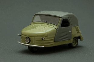 1/43 Автомобіль СМЗ С-1Л 1952-58 років (світло-оливковий), серія "Автолегенды СССР" №47 (DeAgostini), готова модель (без журналу)