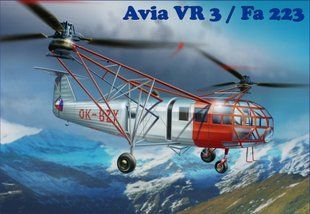 1/72&nbsp;Focke-Achgelis Fa 223/Avia VR-3 вантажний автожир (AMP 72005), збірна модель