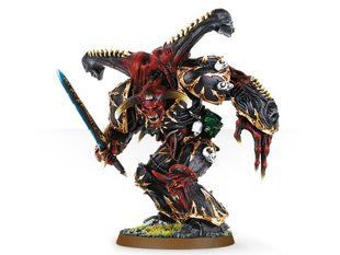 Chaos Daemon Prince, миниатюра Warhammer 40k (Games Workshop 43-24), сборная металлическая