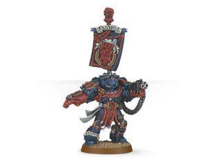 Crimson Fists Pedro Kantor, мініатюра Warhammer 40k (Games Workshop 48-55), збірна металева