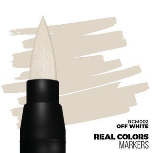 Маркер Off White, серія AK Interactive Real Colors Markers, акрилові (RCM002)