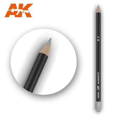 Карандаш для везеринга и эффектов "Алюминий" (AK Interactive AK10033 Weathering pencils ALUMINIUM)