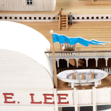 1/150 Американський річковий пароплав Роберт Е. Лі (Amati Modellismo 1439 Robert E. Lee Mississippi Steamboat), збірна дерев'яна модель