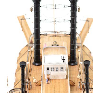 1/150 Американский речной пароход Роберт Э. Ли (Amati Modellismo 1439 Robert E. Lee Mississippi Steamboat), сборная деревянная модель