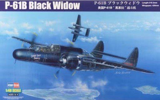 1/48 P-61B Black Widow американський літак (HobbyBoss 81731), збірна модель