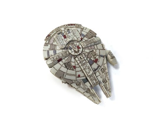 1/164 Star Wars Millennium Falcon, готова модель із всесвіту Зоряні Війни