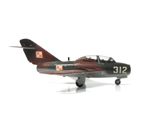 1/72 Истребитель МиГ-15 польских ВВС, готовая модель (авторская работа)