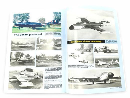 Монографія "De Havilland Venom. Warpaint Series 44" by W. A. Harrison (англійською мовою)