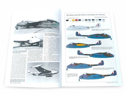 Монографія "De Havilland Venom. Warpaint Series 44" by W. A. Harrison (англійською мовою)