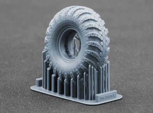 1/35 Колеса DT-126 Snaga для БТР-80 звичайні, 9 штук та захисні ковпаки, 3D-друк (ScaleX WM35039)