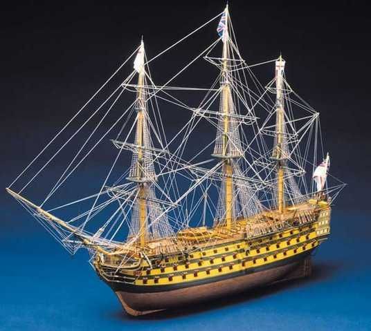 1/78 Лінкор HMS Victory (Mantua Model 738) збірна дерев'яна модель