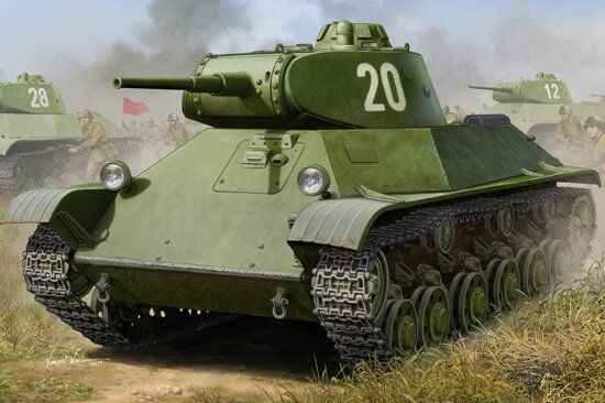 1/35 Т-50 советский легкий танк (HobbyBoss 83827) сборная модель
