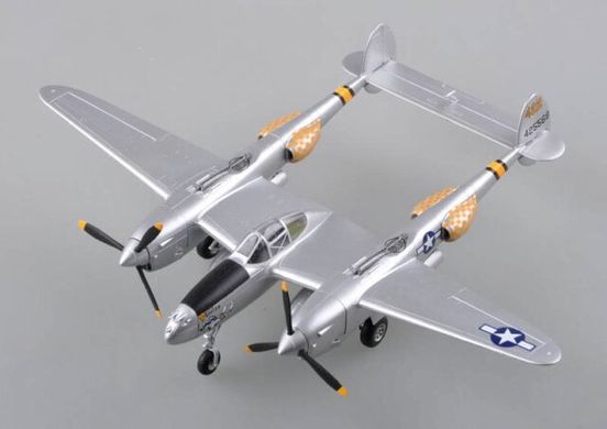 1/72 Lockheed P-38 Lightning американский истребитель, готовая модель (EasyModel 36433)