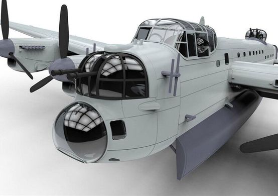 1/72 Avro Lancaster BI(F.E.)/BIII английский бомбарировщик (Airfix 08013) сборная модель