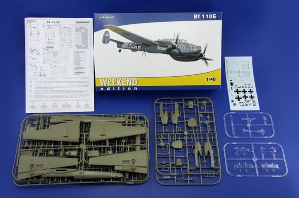 1/48 Messerschmitt Bf-110E -Weekend Edition- (Eduard 84144) сборная модель