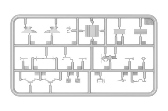 1/48 Польова майстерня, збірні пластикові аксесуари для діорам та підставок (Miniart 49012 Field Workshop)