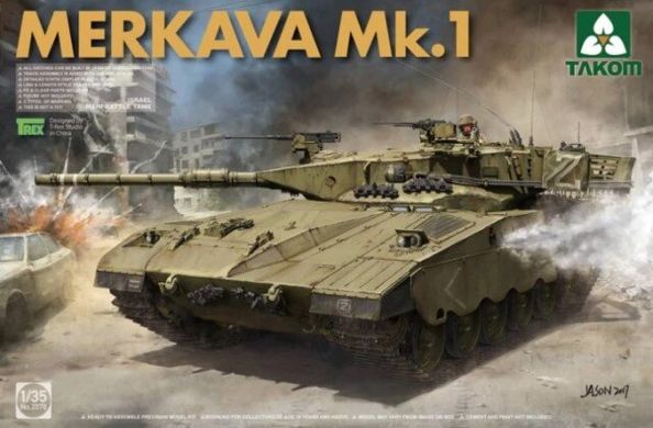 1/35 Merkava Mk.I израильский танк (Takom 2078) сборная модель