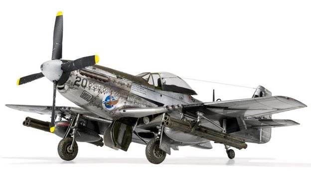 1/48 North American P-51D Mustang американский истребитель (Airfix A05131) сборная модель