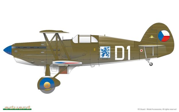 1/72 Avia B.534 IV. Serie чешский истребитель, ProfiPack (Eduard 70102) сборная модель