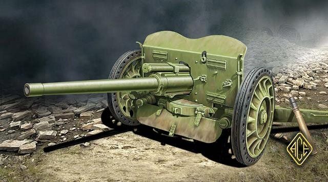 1/72 Французька 47-мм протитанкова гармата S.A. зразка 1937 року (ACE 72529), збірна модель