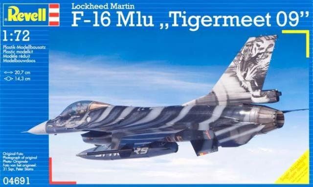 1/72 F-16 Fighting Falcon Mlu "Tigermeet 2009" (Revell 04691)