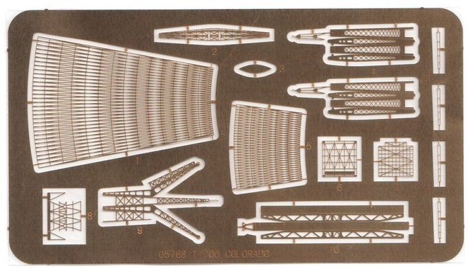 1/700 USS West Virginia BB-48 1945 года американский линкор (Trumpeter 05772) сборная масштабная модель