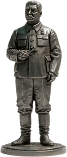 54 мм И. В. Сталин, СССР 1939-43 годов (EK Castings WWII-24), коллекционная оловянная миниатюра