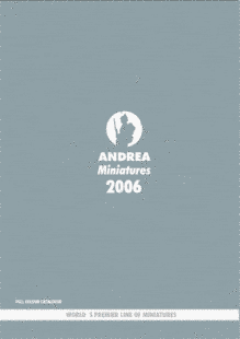 Каталог Andrea Miniatures 2006