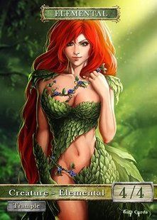 Elemental of Nissa #3 Token Magic: the Gathering (Токен) GnD Cards