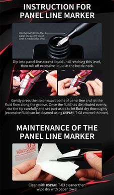 Змінні насадки для пера DSPIAE PT-PL/AT-PL Panel Line Marker (DSPIAE PLN-01 Line Marker Tip)