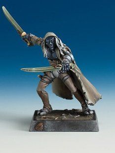 FreeBooTer Miniatures - Dark Elf Assassin, alternate - FRBT-DUN 002-V