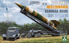 1/35 V-2 Rocket Meillerwagen Hanomag SS100, WWII German V-2 Rocket Transporter/Erector (Takom 2030)