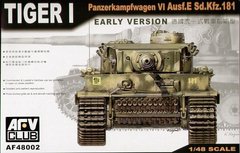 1/48 Pz.Kpfw.VI Ausf.E Tiger I ранняя модификация (AFV Club AF48002) сборная модель
