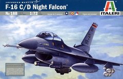 1/72 F-16C/D Night Falcon американский истребитель (Italeri 188), сборная модель