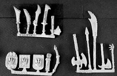Reven Weapon Pack, набор оружие, металл (Reaper Miniatures Warlord 14293)