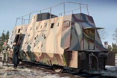 1/72 Командирський вагон німецького бронепотяга BP42 (Hobby Boss 82924), збірна модель
