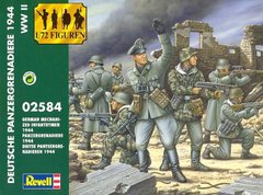 1/72 Deutsche Panzergrenadiere 1944 WWII (Revell 02584) 48 фигур